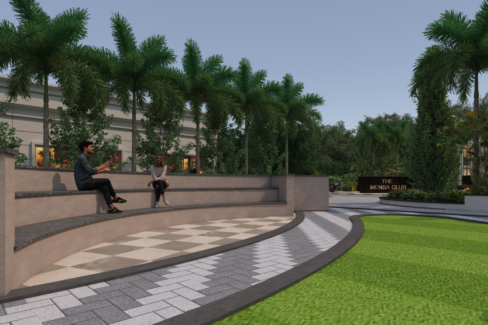 Plot site photo with surrounding development