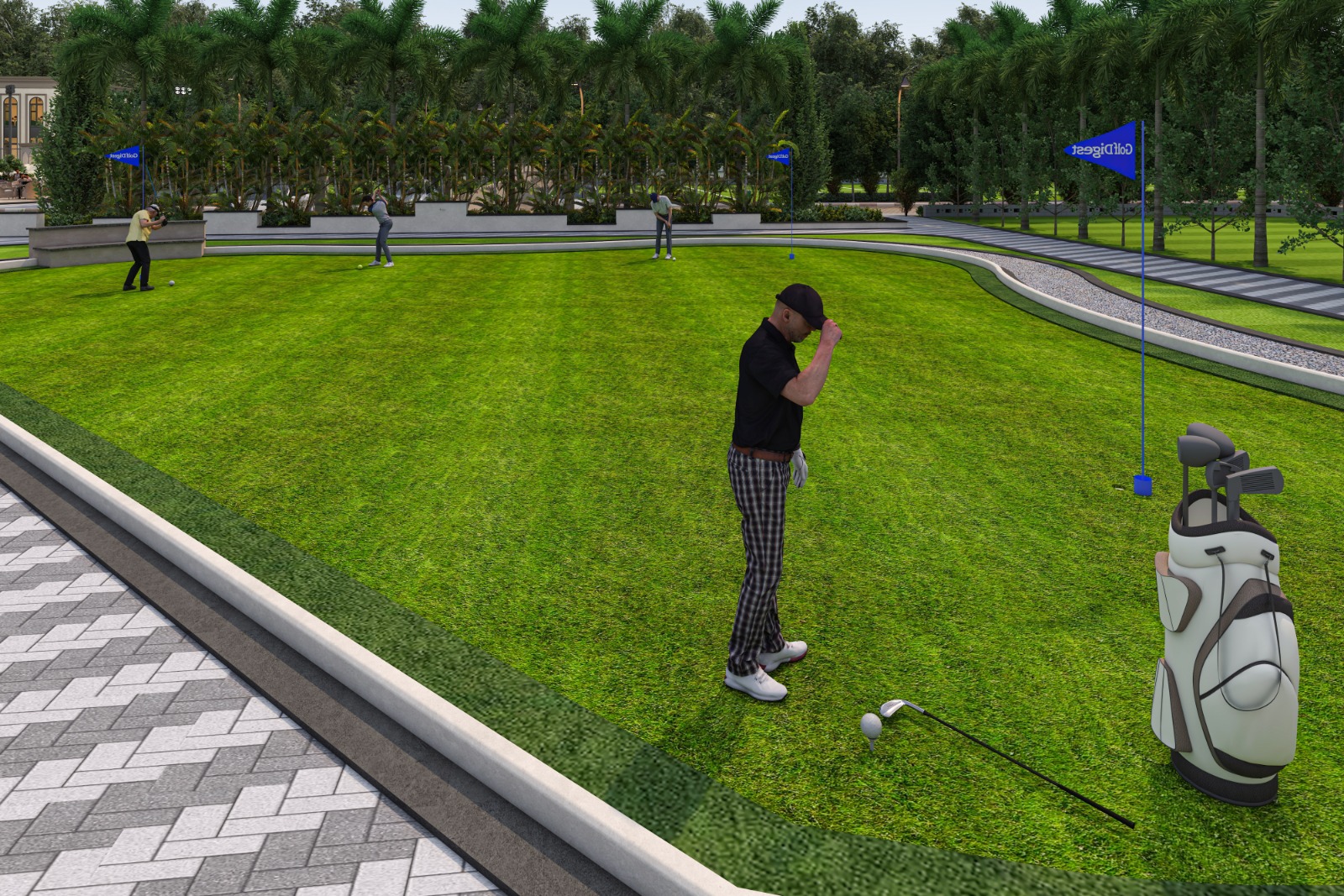 Residential plotted development view in Jaipur